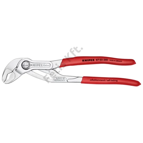 Knipex Cobra Hightech vízpumpafogó krómozott 250 mm (bliszter)
