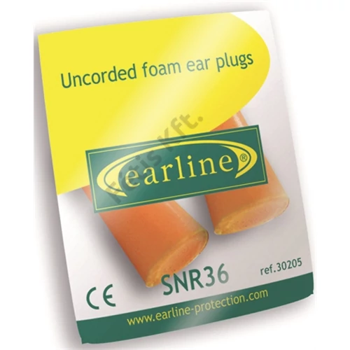EARLINE - lekerekített PU füldugó SNR 36dB