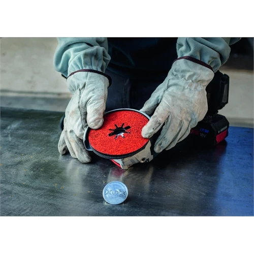 Bosch EXPERT R781 Prisma Ceramic X-LOCK Fibre Disc kerámiaszemcsés fíbertárcsa, 115 mm, 22,23 mm, G 36, 5 db