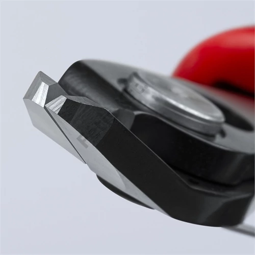 Knipex elektronikai oldalcsípő fogó Super Knips XL többkomponensű nyél barnított 140 mm (bliszter)