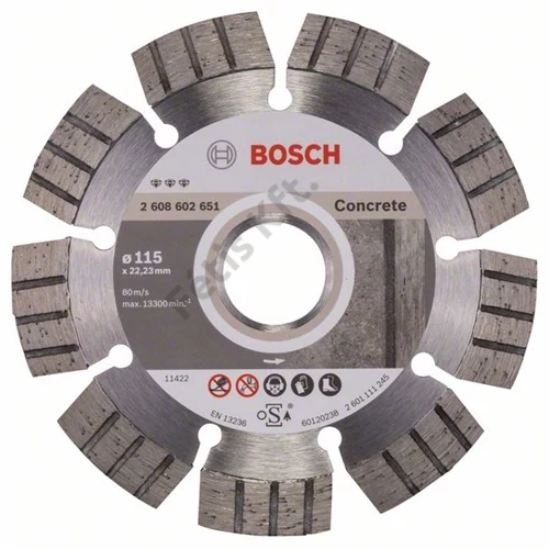 Bosch vágókorong, gyémánt 115x2.2x22.23 mm beton
