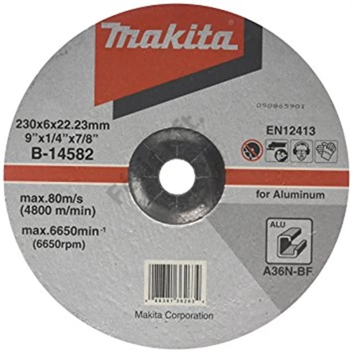 Makita csiszolókorong alu 230x6mm