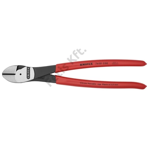 Knipex Erőkímélő oldalcsípő fogó feketére foszfátozott 250 mm