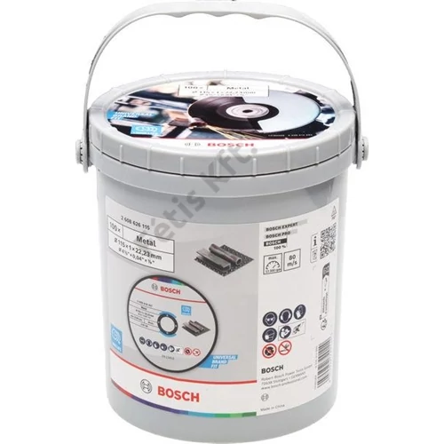 Bosch PRO Standard for Metal egyenes vágótárcsa, 115 x 1 x 22,23 mm, 100 db