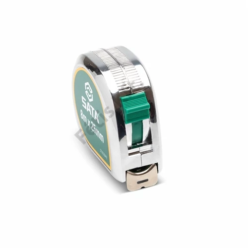 SATA mérőszalag 8m x 25mm (mm/col) króm