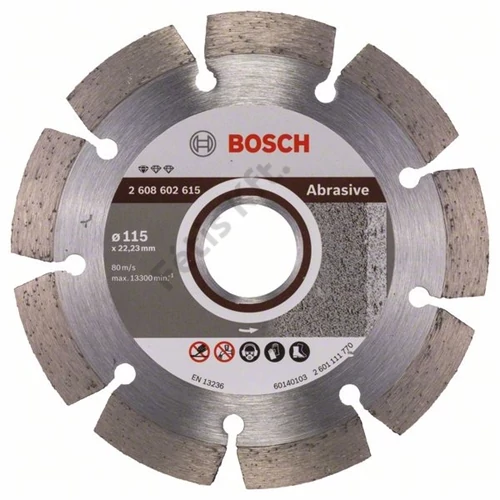 Bosch vágókorong, gyémánt 115x1.6x22.23 mm abrazív