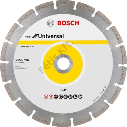 Bosch vágókorong, gyémánt 125x22.23 mm univerzális