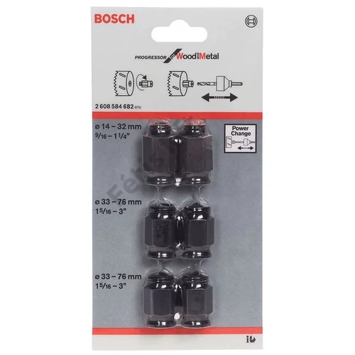 Bosch körkivágó adapter készlet 6 részes