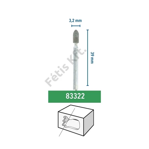 Dremel Szilícium-karbid köszörűkő 3.2 mm (83322)