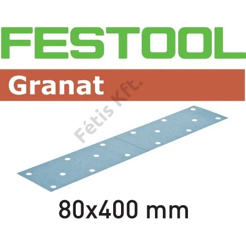 Festool Csiszolócsíkok STF 80x400 P120 GR/50 (50 db/doboz)