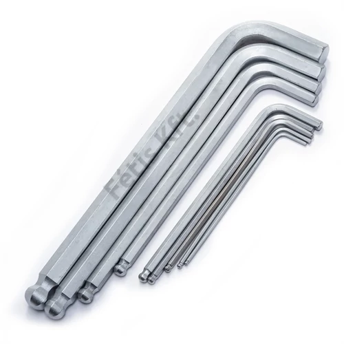 SATA imbuszkulcs készlet 9 részes 1.5-10mm, hosszú gömbvégű