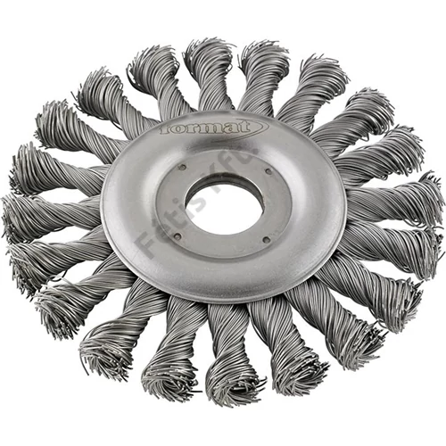 Format körkefe fonott acéldrót 0.5mm 125mm