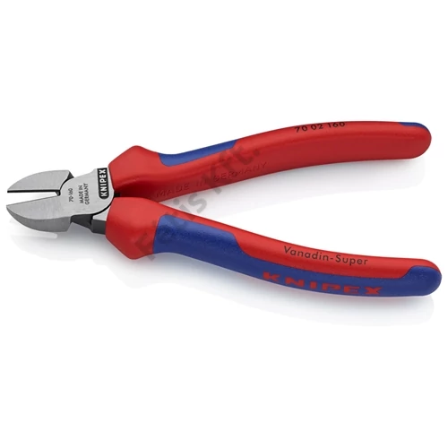 Knipex Oldalcsípőfogó feketére foszfátozott 160 mm