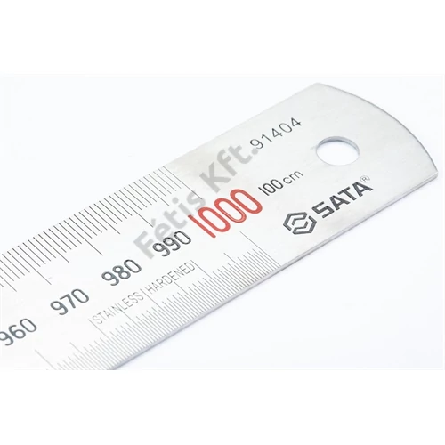 SATA acélvonalzó 1000mm
