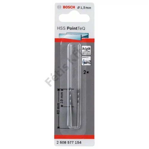 Bosch HSS PointTeQ csigafúró 1.5mm 2 db