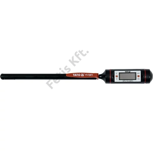 YATO Elektronikus hőmérő 130 mm -50 fok +300 fok/1 fok (YT-72971)