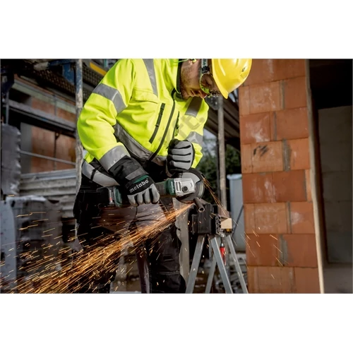 Metabo W 18 L BL 9-125 akkus sarokcsiszoló alapgép (akku és töltő nélkül), karton, clip + Ajándék 3db vágókorong + védőburkolat