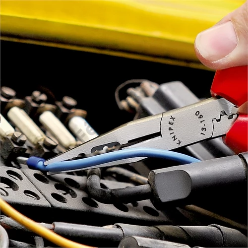 Knipex huzalcsupaszító fogó foszfátozott, többkomponensű nyél 160 mm