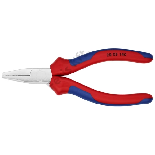 Knipex laposfogó többkomponensű nyél, krómozott 140 mm
