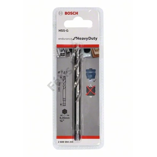 Bosch Expert körkivágó központosító fúrószár HSS-G 7.5x105mm