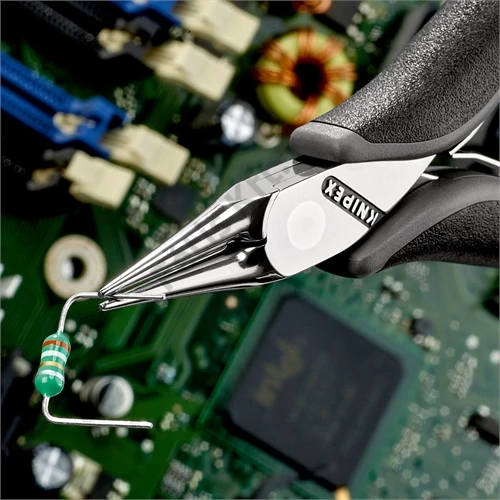Knipex ESD elektronikai műszerész fogó többkomponensű nyél 115 mm