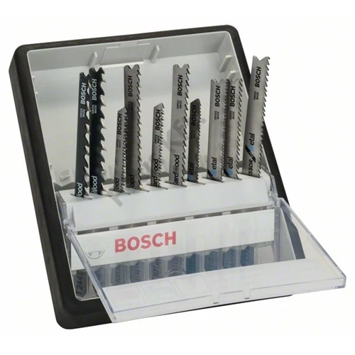 Bosch szúrófűrészlap készlet 10 részes fa+fém