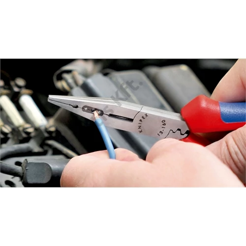 Knipex huzalcsupaszító fogó foszfátozott, többkomponensű nyél 160 mm