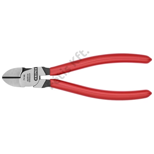 Knipex Oldalcsípőfogó feketére foszfátozott 160 mm