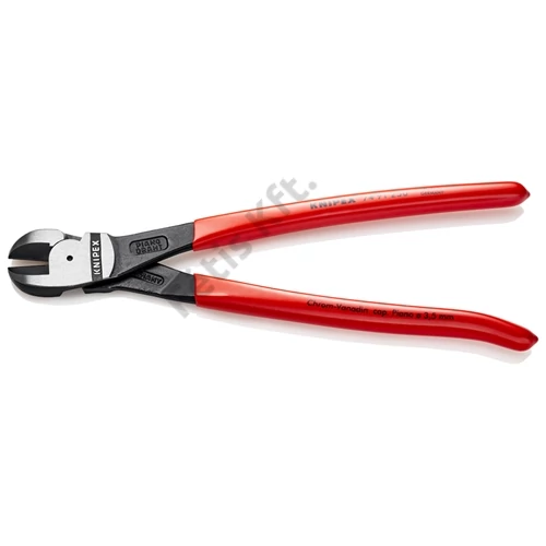 Knipex Nagy teljesítményű középvágó feketére foszfátozott 250 mm