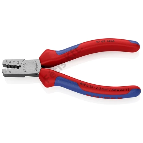 Knipex krimpelő fogó érvéghüvelyekhez 0.25-2.5 mm2 145mm