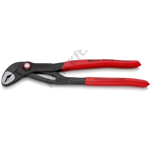 Knipex Cobra® QuickSet Hightech vízpumpafogó szürkére foszfátozott 250 mm