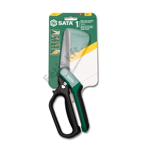 SATA általános célú erősített olló 100mm hosszú pengével, gumi markolattal