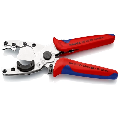 Knipex Csővágó többrétegű és védőcsövekhez többkomponensű nyél horganyzott 210 mm (bliszter)