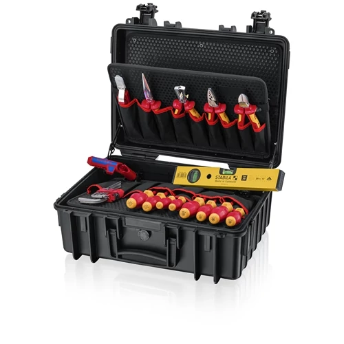 Knipex Robust23 Start szerszámkoffer 24 villanyszerelő szerszámmal (Elektro)