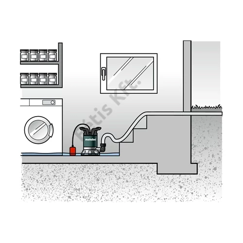 Metabo TP 12000 SI tisztavíz búvárszivattyú 600W