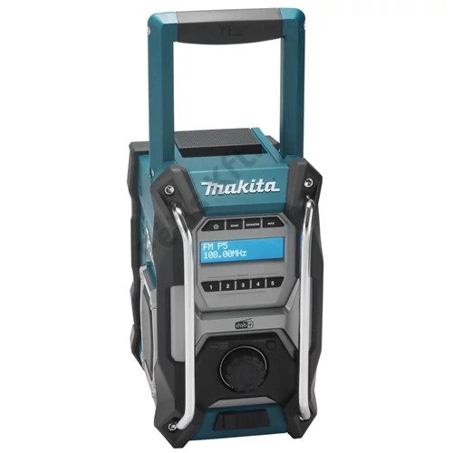 Makita MR003GZ 12V-40V CXT LXT XGT Li-ion DAB/DAB+ rádió alapgép (akku és töltő nélkül)