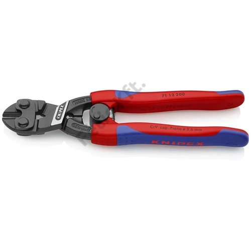 Knipex kompakt csapszegvágó CoBolt 200 mm Kétkomponensű markolat