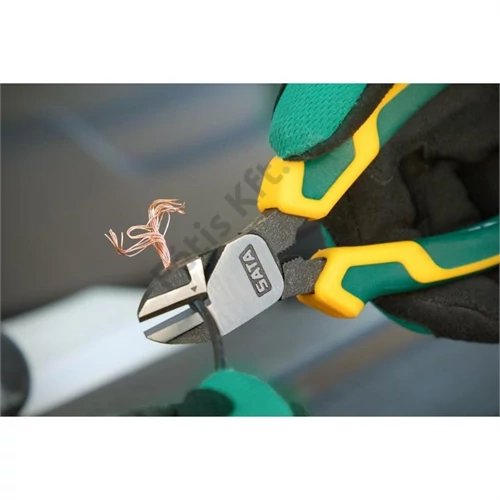 Sata erősített oldalcsípő fogó 150 mm ComfortGrip nyéllel