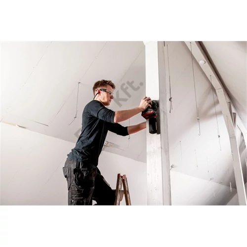 Metabo SXA 18 LTX 125 BL akkus excentercsiszoló, 2x50db csiszolópapír, MetaBox (akku és töltő nélkül)