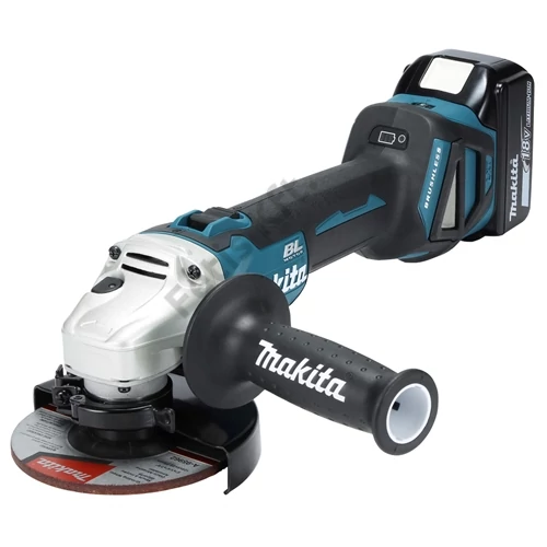 Makita DGA511RTJ 18V LXT BL 125mm akkus sarokcsiszoló 2x5.0Ah+töltő+Makpac