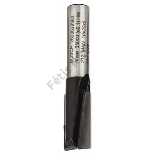 Bosch keményfém horonymaró (2 vágóél) 10x20 51 mm d:8 mm
