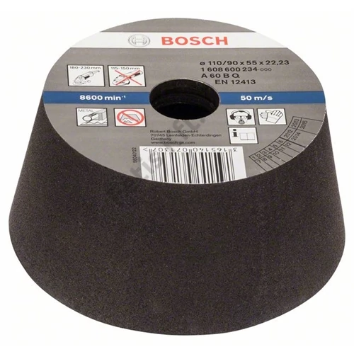 Bosch kúpos fazékkorong fémhez 90x110 P60