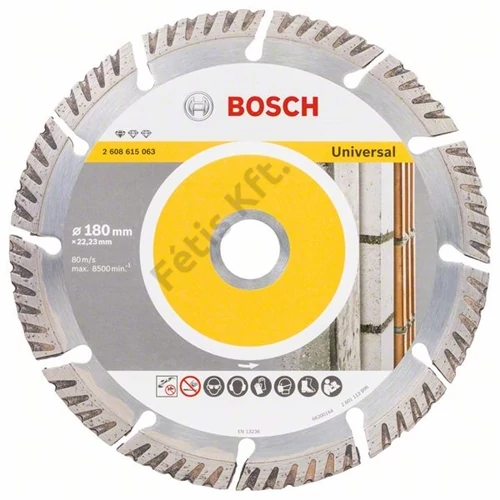 Bosch vágókorong, gyémánt 180x2.4x22.23 mm univerzális