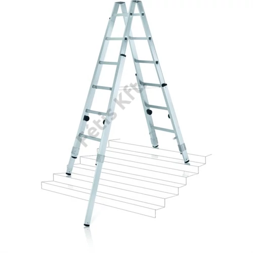 Zarges Varioflex állólétra meghosszabítható szárakkal 2x8 (Z600)