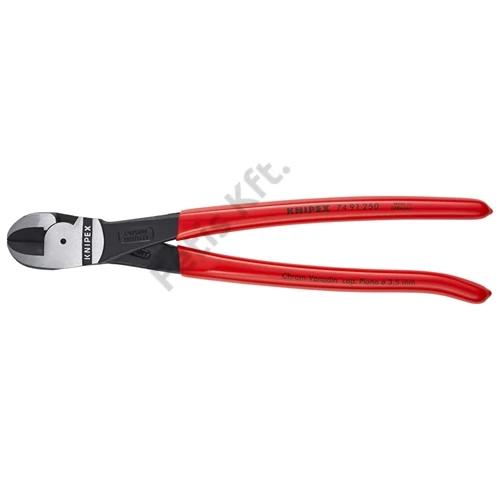 Knipex Nagy teljesítményű középvágó feketére foszfátozott 250 mm