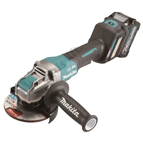Makita GA044GD201 40Vmax XGT Li-ion BL AWS AFT 125mm X-LOCK sarokcsiszoló fék + ford. HK 2x2.5Ah