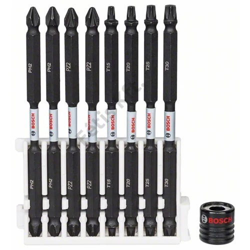 Bosch Impact Control kétvégű bit készlet 110 mm, 8 részes + mágneses bittartó