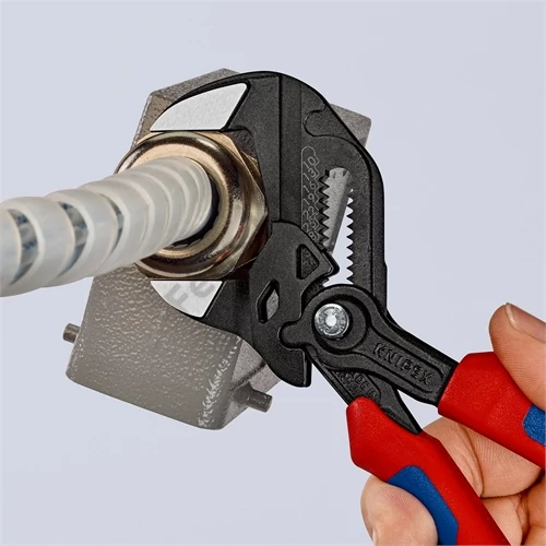 Knipex fogókulcs többkomponensű markolattal feketére foszfátozott 180 mm