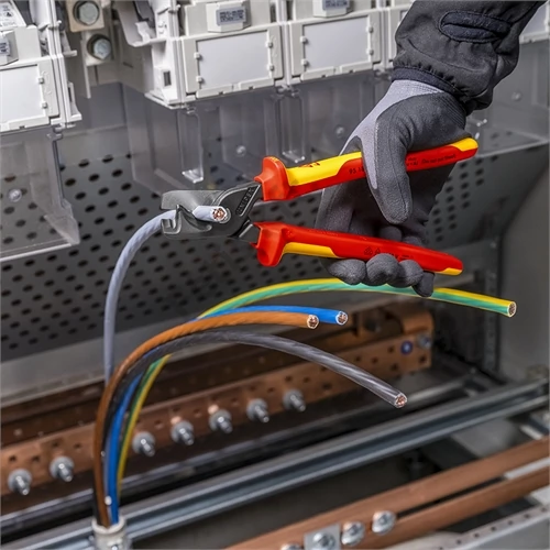 KNIPEX StepCut XL, Kábelvágó olló lépcsős vágással
