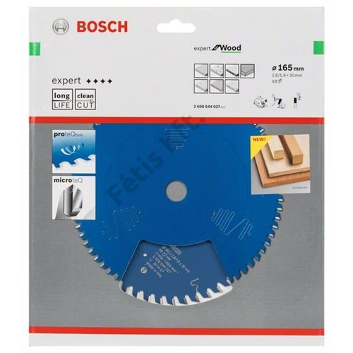 Bosch körfűrészlap 165x30/48 Expert for Wood